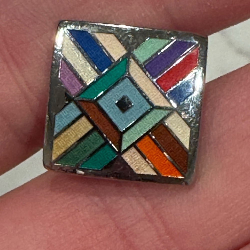 Joseph Abboud Silver Square Cufflink
